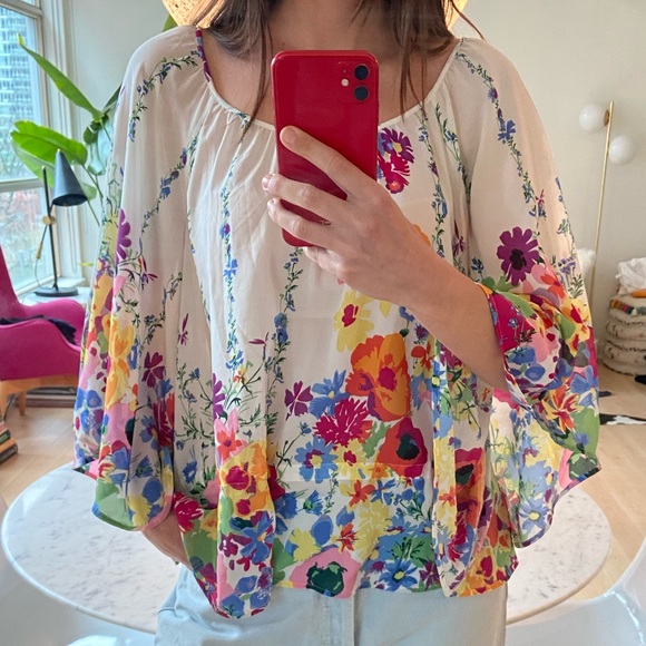 H&M Floral blouse - Picture 1 of 4